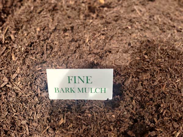 Fine bark mulch
