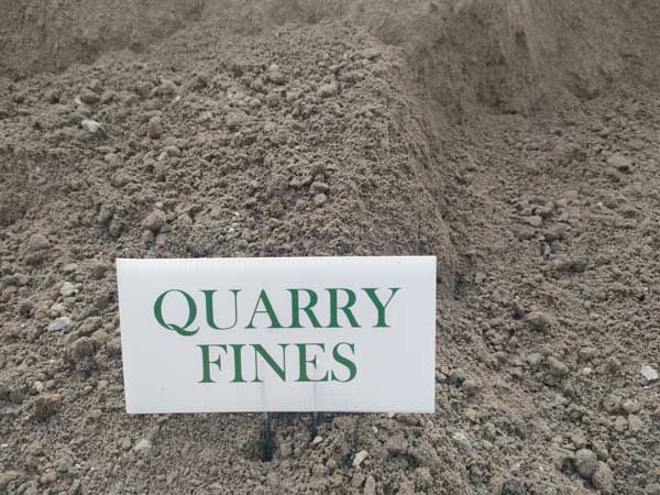 Quarry fines